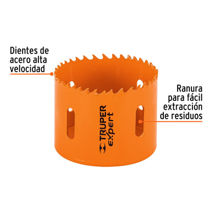 COBI-2-1/2 Sierra copa bimetálica 2-1/2", para mandril de 7/16"