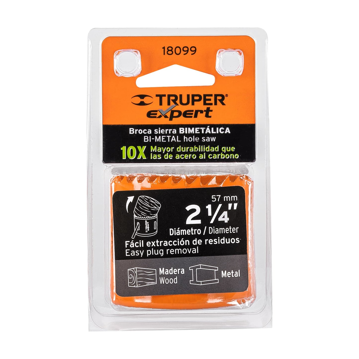 COBI-2-1/4 Sierra copa bimetálica 2-1/4", para mandril de 7/16"