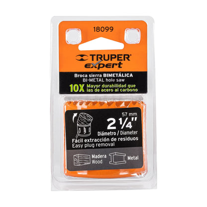 COBI-2-1/4 Sierra copa bimetálica 2-1/4", para mandril de 7/16"
