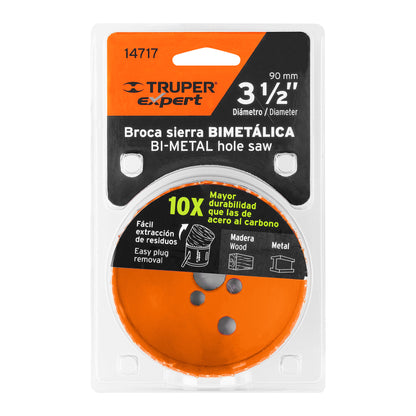 COBI-3-1/2 Sierra copa bimetálica 3-1/2", para mandril de 7/16"