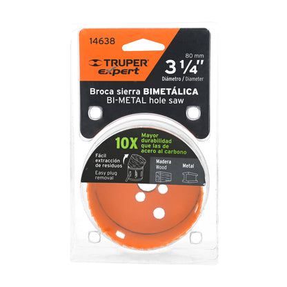 COBI-3-1/4 Sierra copa bimetálica 3-1/4", para mandril de 7/16"