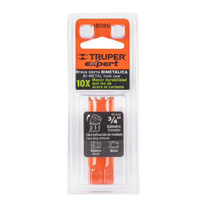 COBI-3/4 Sierra copa bimetálica 3/4", para mandril de 3/8"