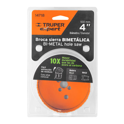 COBI-4 Sierra copa bimetálica 4", para mandril de 7/16"