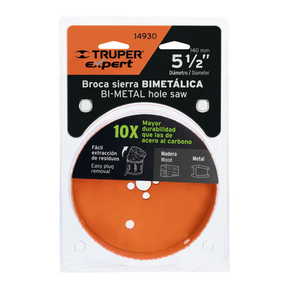 COBI-5-1/2 Sierra copa bimetálica 5-1/2", para mandril de 7/16"