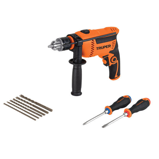 COMBOR-1/2A7 Combo rotomartillo 650W con brocas y desarmadores