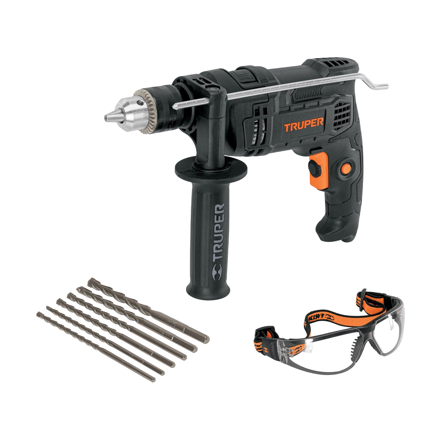 COMBOR-1/2N6 Combo Rotomartillo 650W con brocas y lentes de seguridad