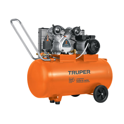 COMP-120LH Compresor horizontal 120 L, 4 HP (potencia máxima), 220 V