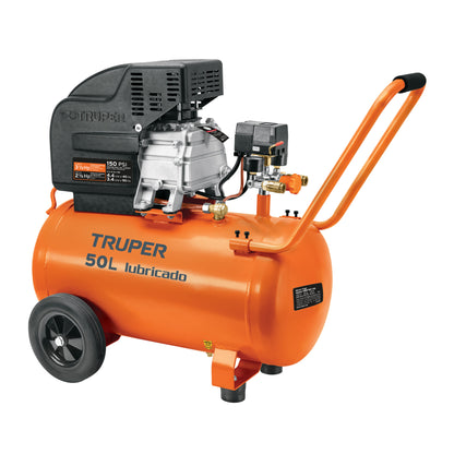 COMP-50LT Compresor 50 L lubricado 3-1/2HP (potencia máxima) 120 V