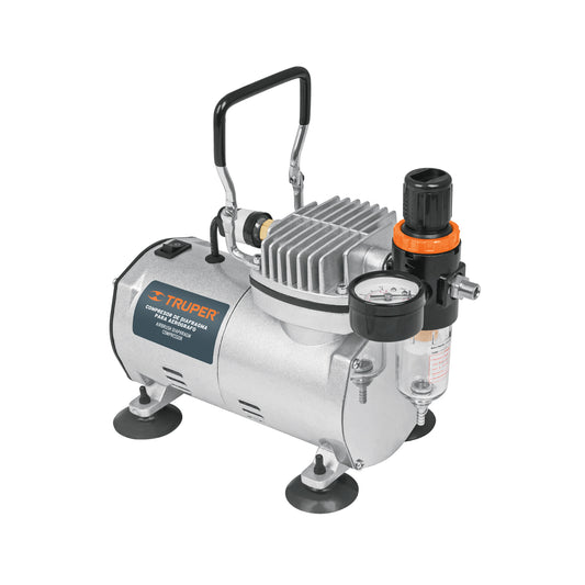 COMP-AERO Compresor de diafragma para aerógrafo 1/5 Hp 110 V