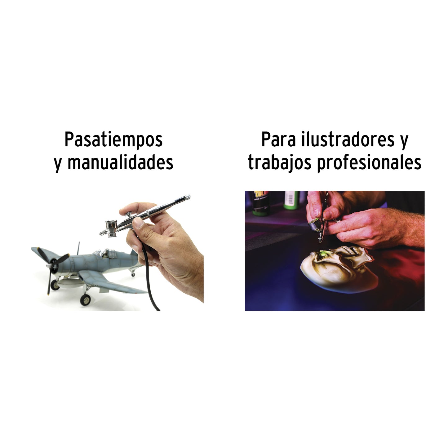 COMP-AERO Compresor de diafragma para aerógrafo 1/5 Hp 110 V