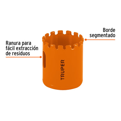 COSE-1-1/2 Brocasierra diamante, borde segmentado 1-1/2"