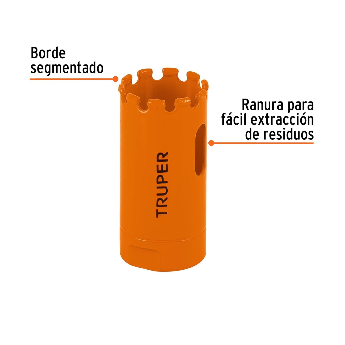 COSE-1 Brocasierra diamante, borde segmentado 1"