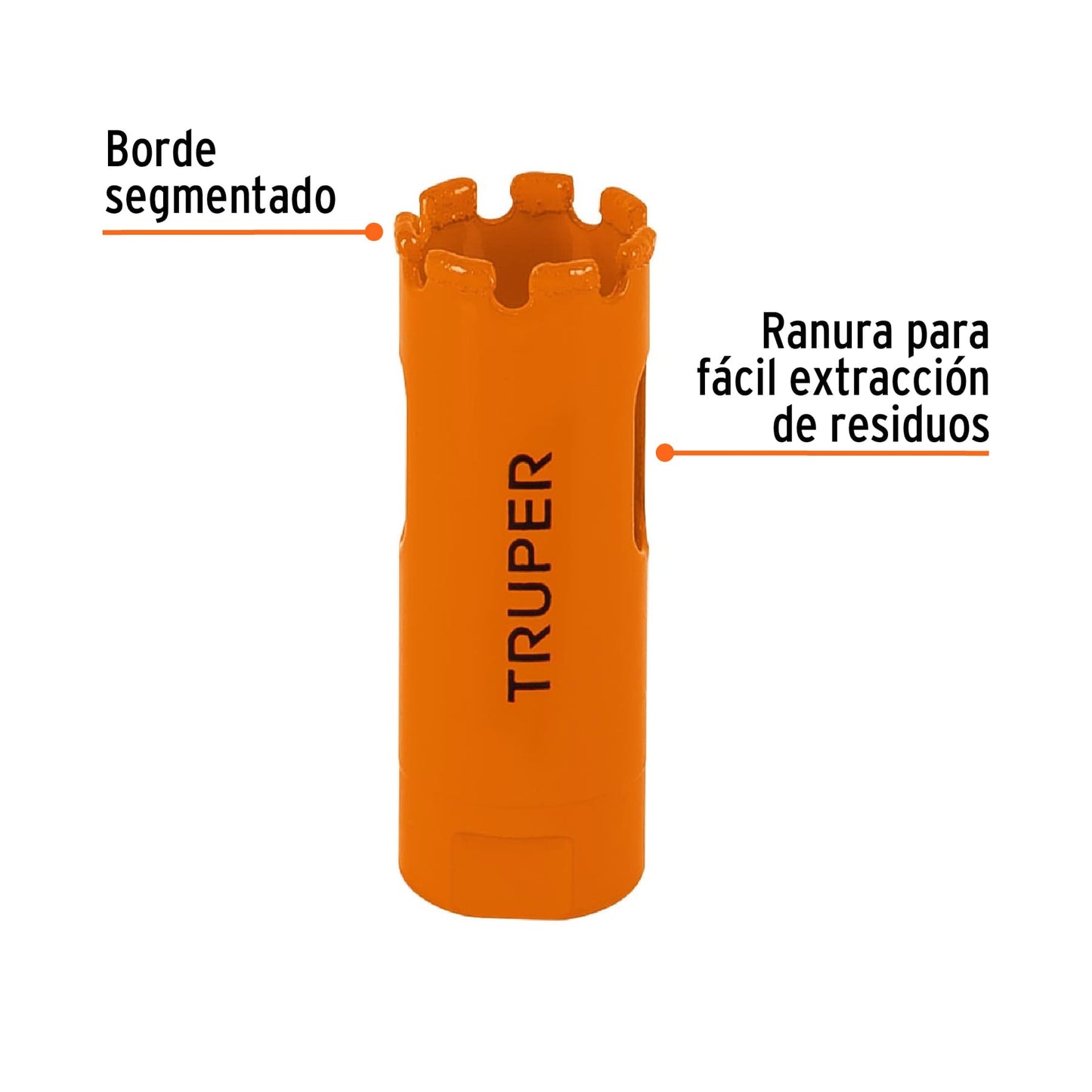 COSE-3/4  Brocasierra diamante, borde segmentado ¾"