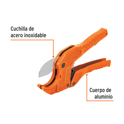 COT-PVC Cortador tipo tijera para tubo plástico, 1-5/8"