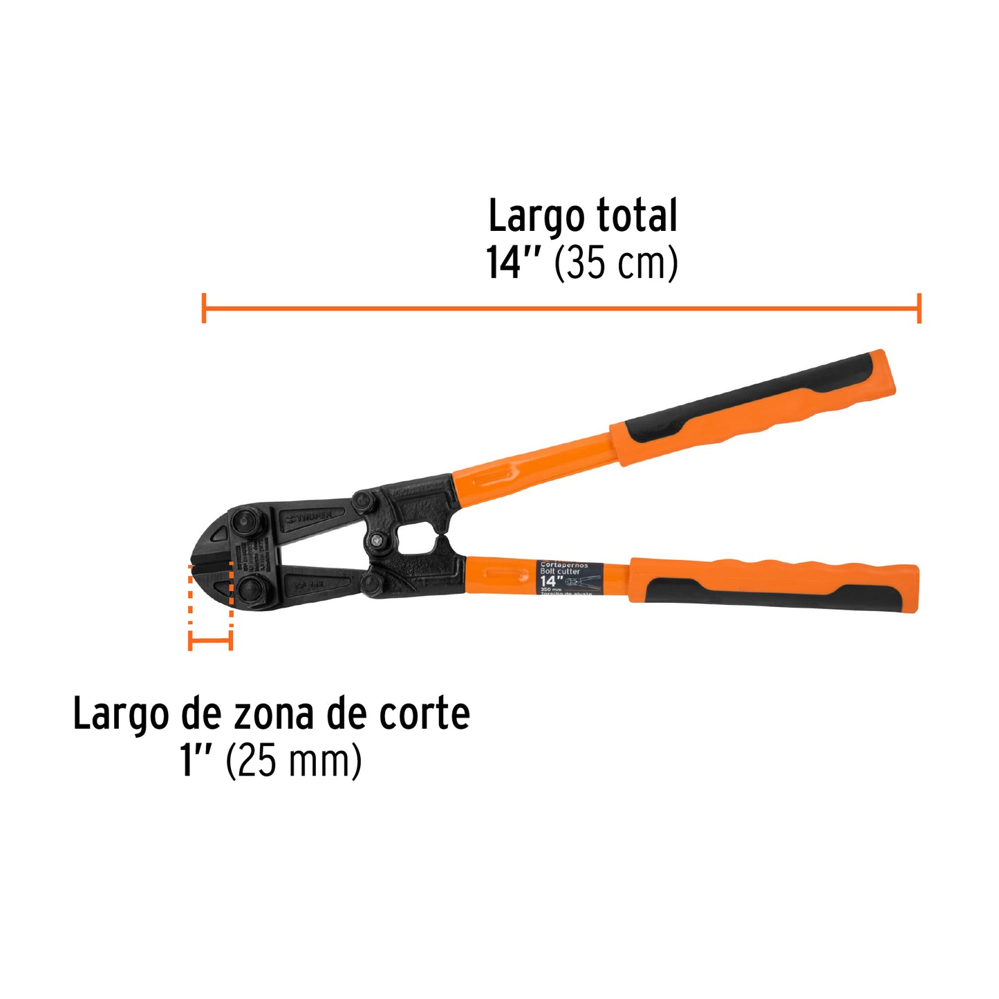 CP-14X Cizalla cortapernos profesional 14"
