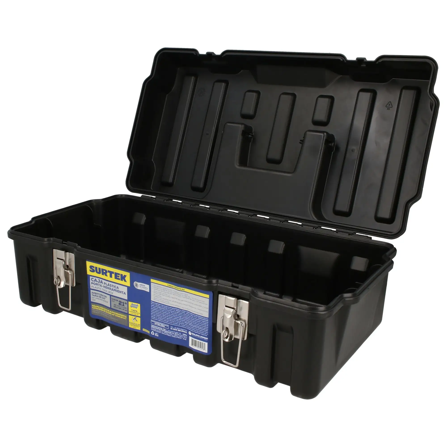 CPSC20 Caja plástica con broche metálico 21" X 11" X 7"