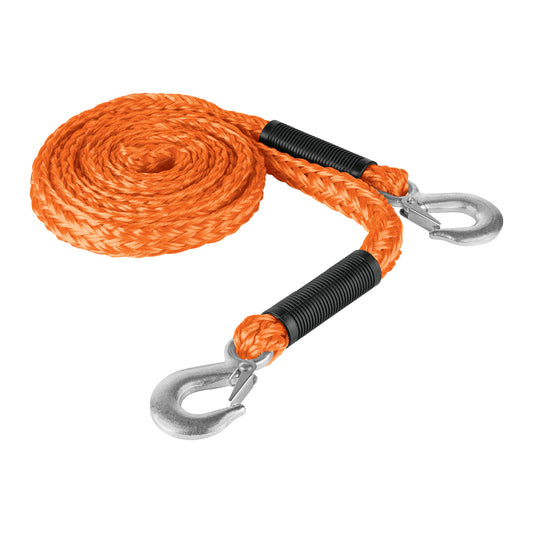 CREM-5/8X35 Cuerda para remolque con ganchos,5/8” x 3.5m