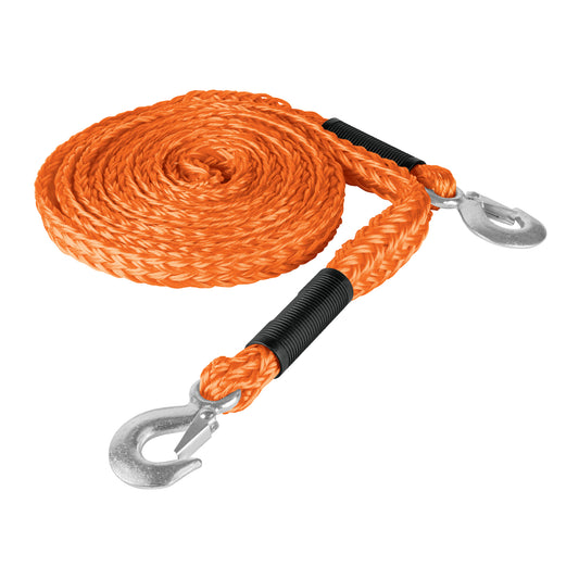 CREM-7/8X45 Cuerda para remolque con ganchos, 7/8” x 4.5m
