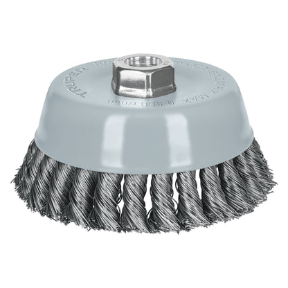 CT-612MRX Carda de copa, alambre trenzado grueso , 5', Multi rosca