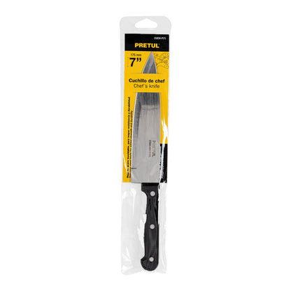 CUCH-P71 Cuchillo de chef, mango plástico, 7"