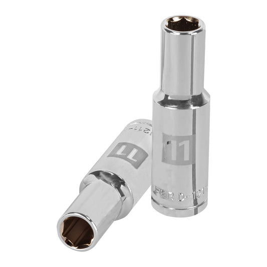 D-1211-ML Copa de 6 puntas, mando 1/2" de 11mm