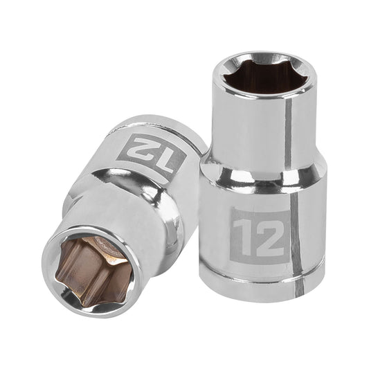 D-1212-M Copa de 6 puntas, mando 1/2" de 12mm