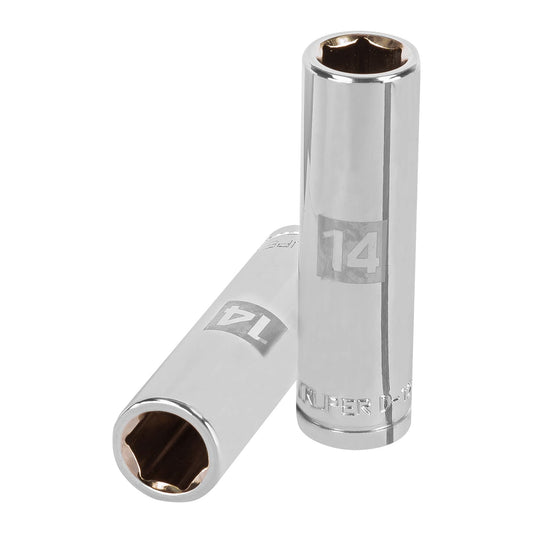 D-1214-ML Copa de 6 puntas, mando 1/2" de 14mm