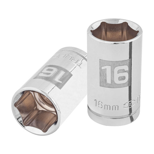 D-1216-M Copa de 6 puntas, mando 1/2" de 16mm