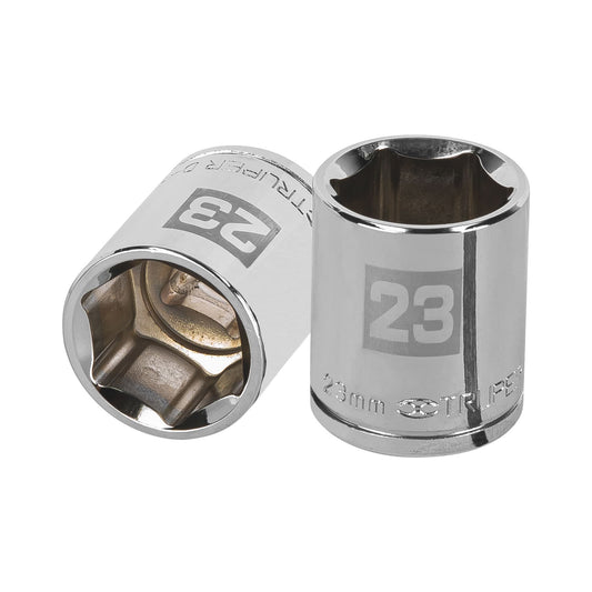 D-1223-M Copa de 6 puntas, mando 1/2" de 23mm