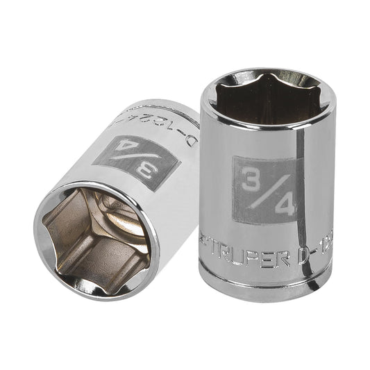 D-1224-H Copa de 6 puntas, mando 1/2" de 3/4"