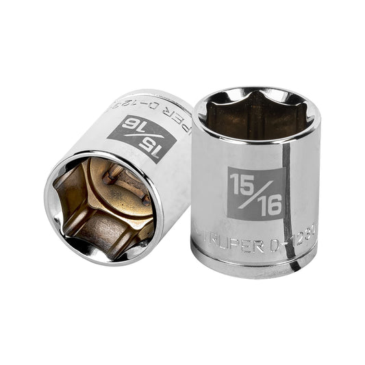 D-1230-H Copa de 6 puntas, mando 1/2" de 15/16"