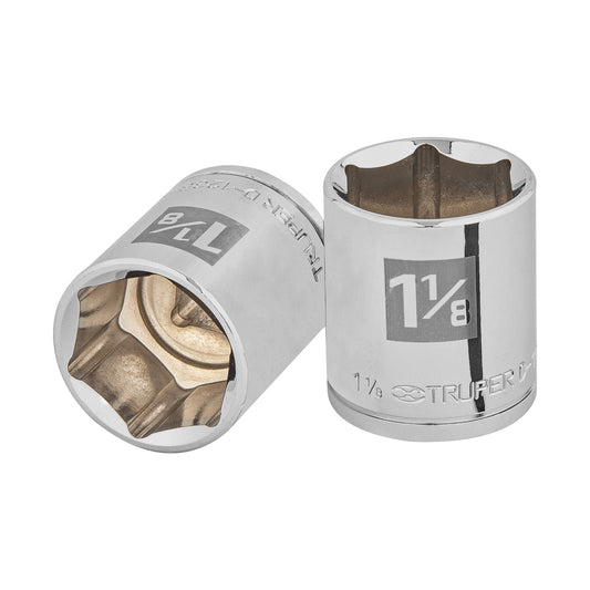 D-1236-H Copa de 6 puntas, mando 1/2" de 1-1/8"