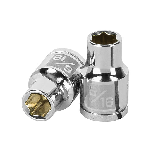 D-3810-H Copa de 6 puntas, mando 3/8" de 5/16"