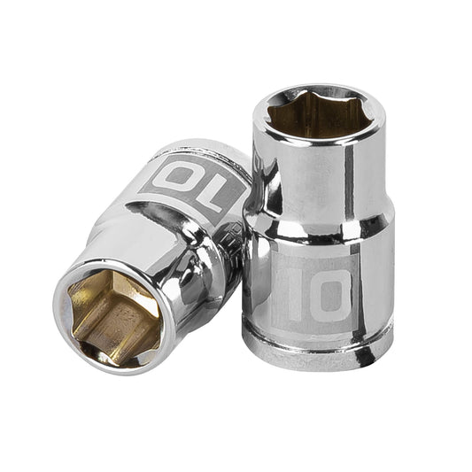 D-3810-HM Copa de 6 puntas, mando 3/8", de 10mm