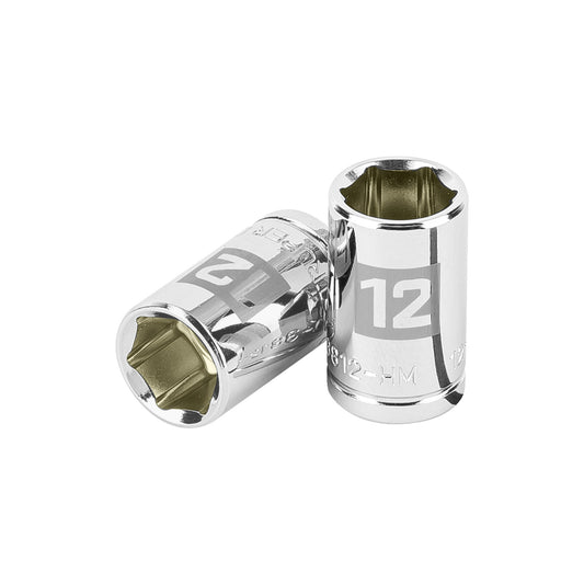 D-3812-HM Copa de 6 puntas, mando 3/8", de 12mm