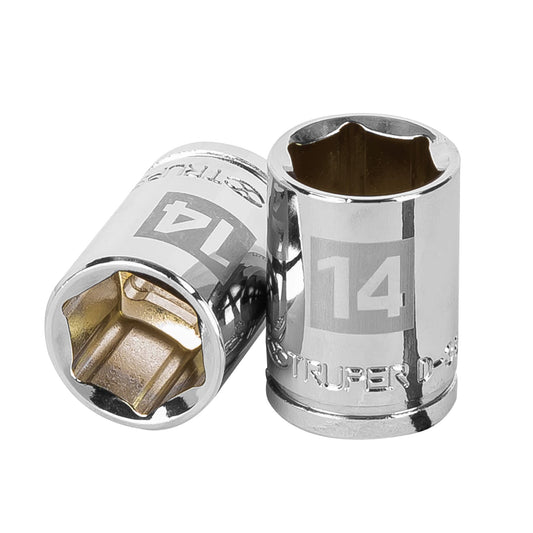 D-3814-HM Copa de 6 puntas, mando 3/8", de 14mm