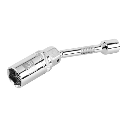 D-3826-BE6 Dado bujías 13/16' articulado con extensión 6', cuadro 3/8"