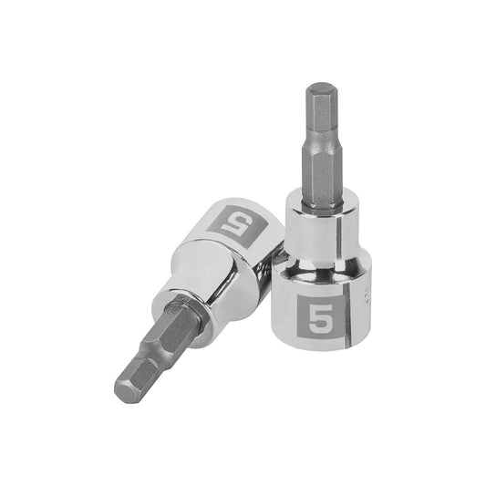 D-4990-5M Copas de punta bristol, mando 3/8" de 5mm