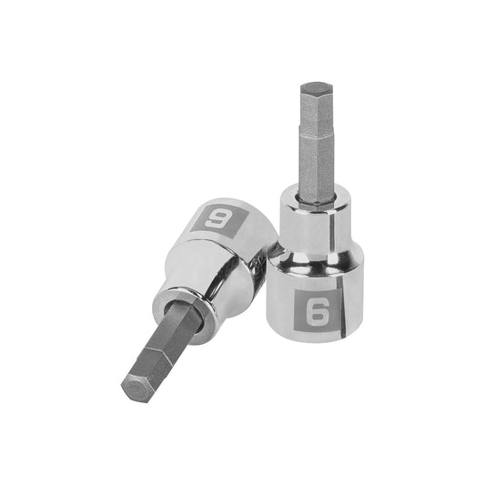 D-4990-6M Copas de punta bristol, mando 3/8" de 6mm