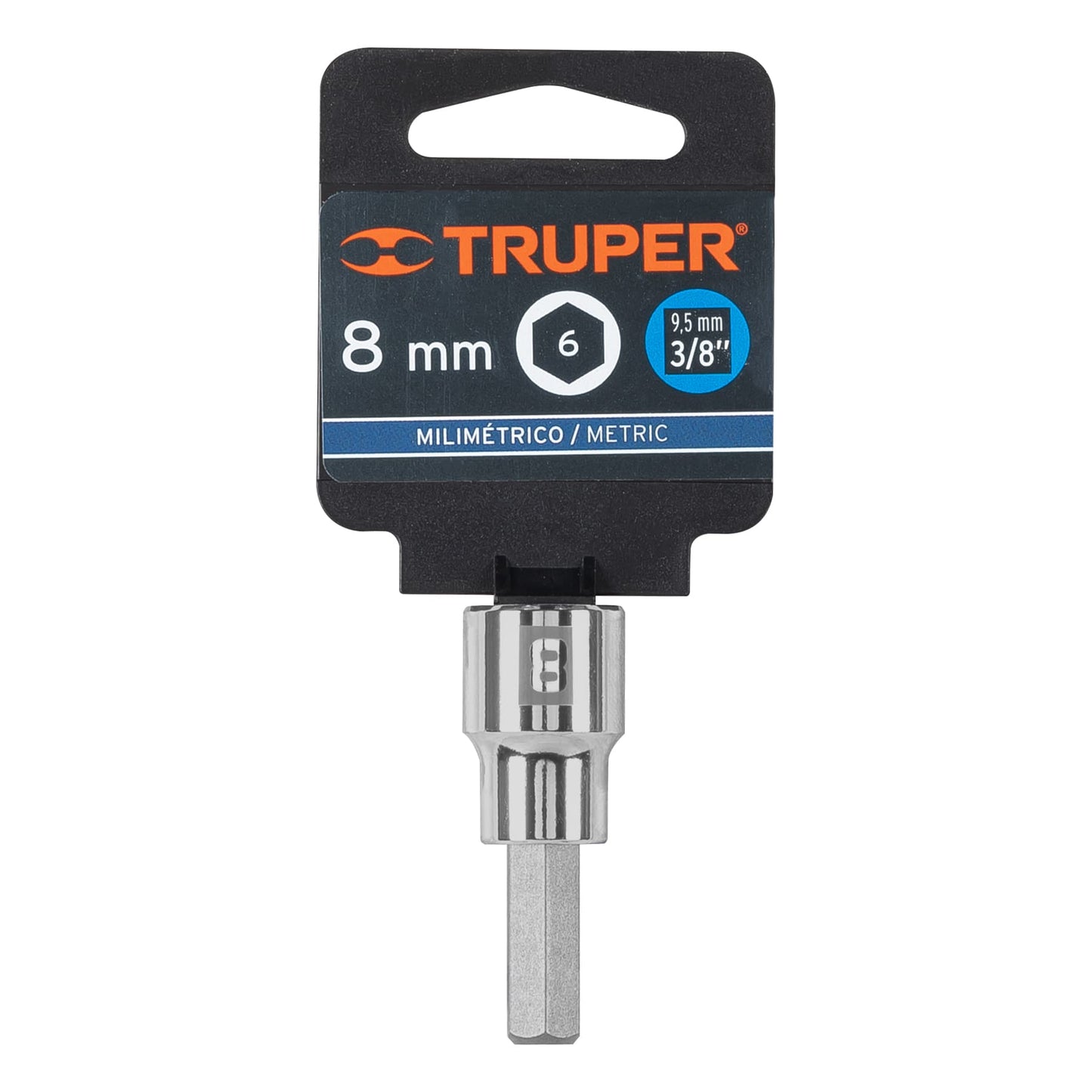 D-4990-8M Copas de punta bristol, mando 3/8" de 8mm