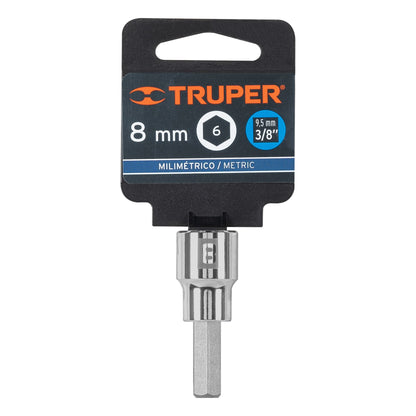 D-4990-8M Copas de punta bristol, mando 3/8" de 8mm