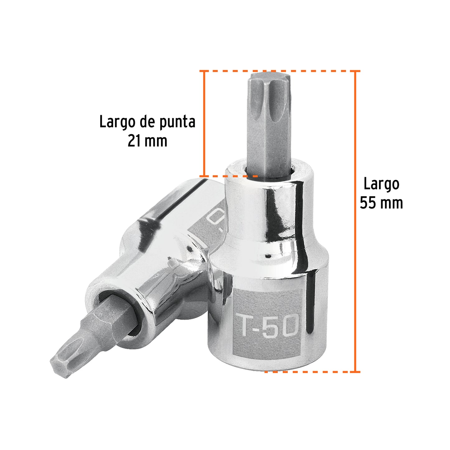 D-543950-W Copa punta torx, mando 1/2", T-50