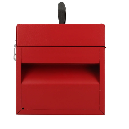 D3 Caja metálica roja 16" X 7" X 7"