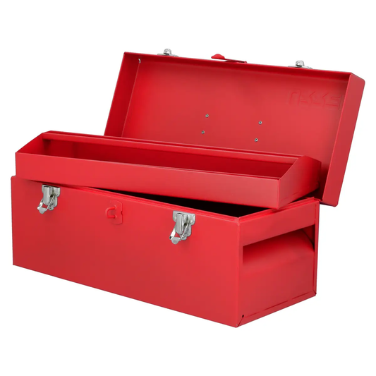D4 Caja metálica roja 17" X 7" X 7"