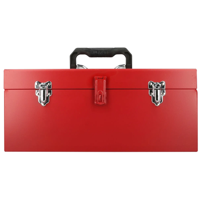 D4 Caja metálica roja 17" X 7" X 7"
