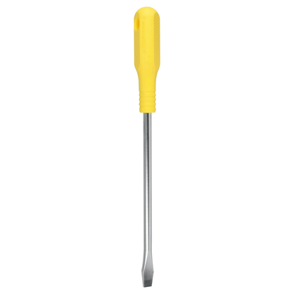 D408 Destornillador amarillo plano barra redonda 3/8" X 8"
