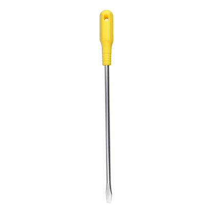 D409 Destornillador amarillo plano barra redonda 3/8" X 12"
