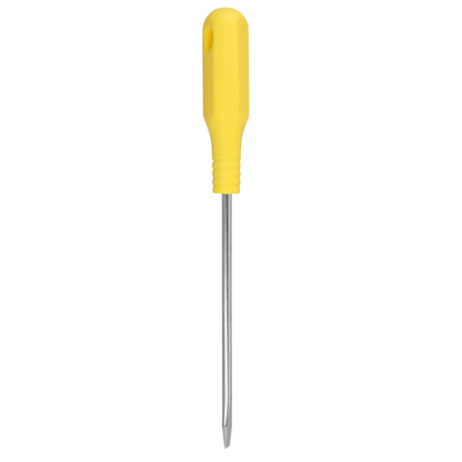 D416 Destornillador amarillo plano barra redonda 1/4" X 6"