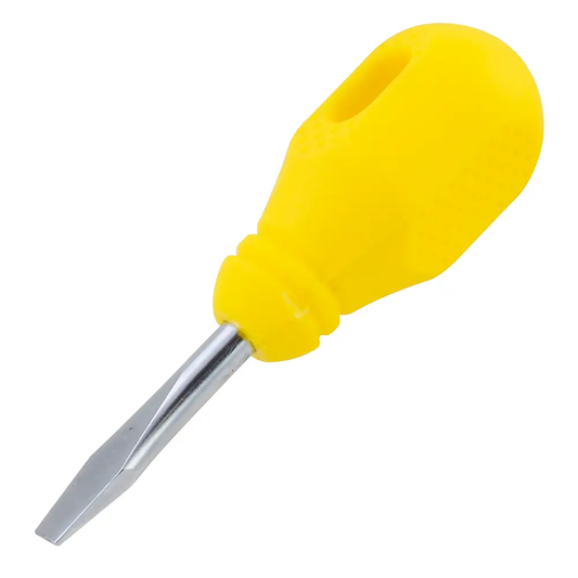 D452 Destornillador amarillo plano tatamaco 1/4" X 1-1/2"
