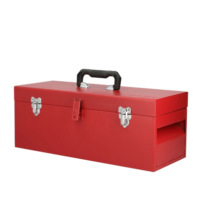 D5 Caja portaherramientas metálica roja 20" X 7" X 7"